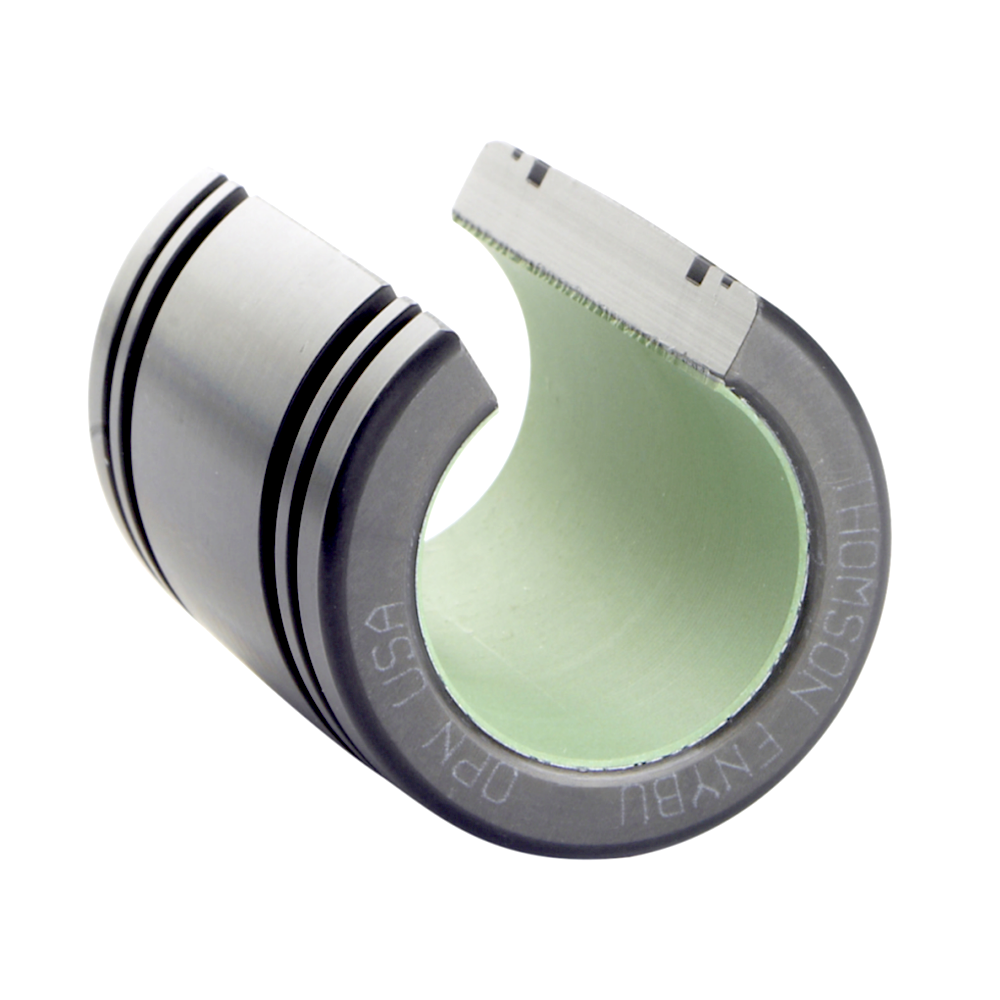 FNYBU04OPN THOMSON BALL BUSHING<BR>FNYBU SERIES 1/4" OPEN LINEAR BEARING CORROSION RESISTANT 300 LBF